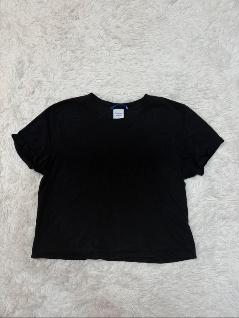 Outdoor voices Women’s Black Crewneck Tee
